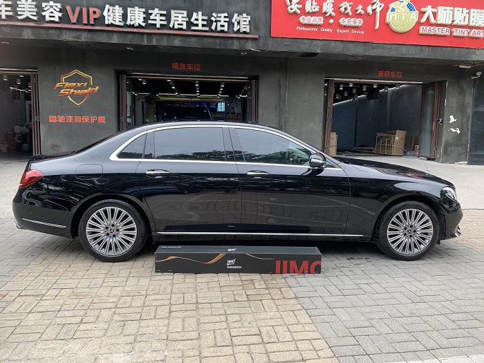 奔驰E300L隐形车衣施工案例