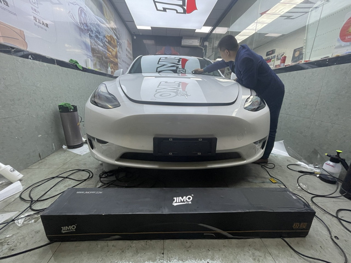 特斯拉model3隐形车衣施工案例