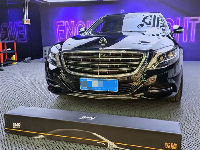 奔驰迈巴赫-S400隐形车衣施工案例