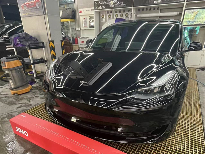 特斯拉model3隐形车衣施工案例